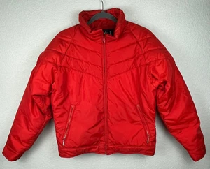 Alpine Designs Peak 1 Puffer Jacket Goose Down Mens Medium Red Boulder CO Vtg - Picture 1 of 12