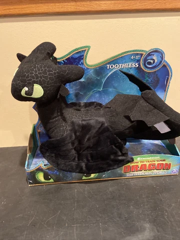 How to Train your Dragon TOOTHLESS 14" Plush Toy 2019 The Hidden World New Cover