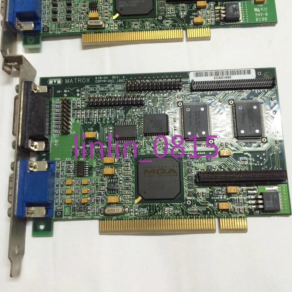 1Pcs Used MATROX MGA-2064W Millennium 576-05 PCI graphics card - Image 1 of 1