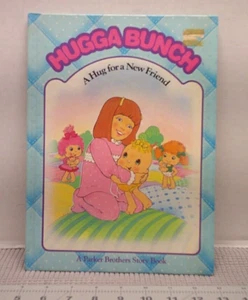 VINTAGE 1985 HUGGA BUNCH DOLL HUG FOR NEW FRIEND CHILDRENS BOOK PARKER BROTHERS - Foto 1 di 12