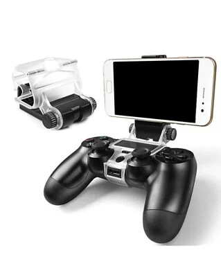 Dobe Mobile Phone Clamp for PS4 Controller~Brand New, Dobe brand, clear color. - Image 1 of 4