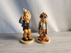 Vintage Goebel Hummel W Germany Porcelain Figurines Doll Doctor #127 & TOOTHACHE - Picture 1 of 11