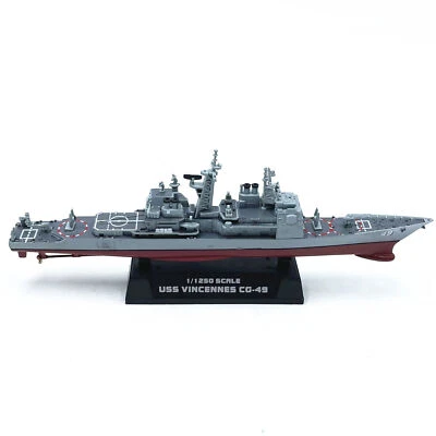 1:1250 USS Vincennes Cruiser CG-49 Finished Military Ship Model 37402  /NEW # - Image 1 of 4