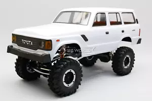 RC 1/10 TOYOTA LAND CRUISER FJ60 W/ LED Lights 4X4 *RTR* -WHITE- - Picture 1 of 13