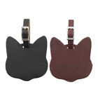 2pcs Cat Luggage Tags for Travel Duffel Bags - Random Color