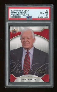Jimmy Carter 2009 Upper Deck Prominent Cuts #7 PSA 10 - Bild 1 von 2
