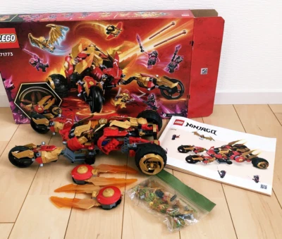 Lego Ninjago 71773 Kai's Golden Dragon Raider Ninja Robot Building Toy With box - Image 1 of 4