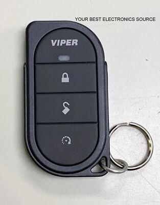 NEW Viper 7146V Replacement 4-Button, 1-Way Remote Key FOB, EZSDEI7146 - Image 1 of 2