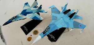 2er SET Su - 27 + Mig - 29  Russian Air Force / UA / Aircraft 1:100 Yakair Avion - Bild 1 von 13