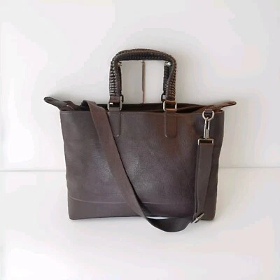 Bolso de mano grande de cuero Giorgio Armani  Foto 1 de 4