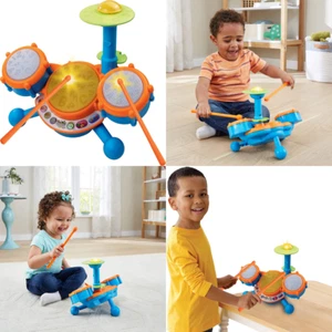 Educational Toys for 2 Year Old Baby Kids Toddlers Boy Girl Learning Drum Set US - Picture 1 of 6