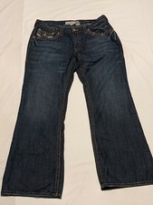  Laguna Beach Jeans Men's Corona del mar Denim red crystal sunset size 38 