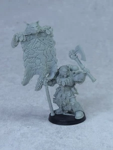 Grey Hunter with Wolf Standard Space Wolves Warhammer 40K OOP Space Marines - Picture 1 of 6