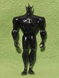 2009 Bandai Ben 10 Alien X 4" Translucent Black Actionfigur - Selten!!! - Bild 1 von 5