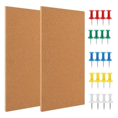 Cork Board Bulletin Board, Small Rectangular Pin Board for Wall,3246 - Image 1 of 4