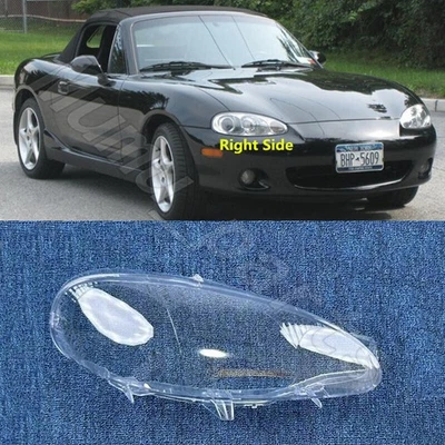 Carcasa de lente de faro derecho + pegamento de sellado para Mazda MX-5 Miata Roadster 2001-2005 Foto 1 de 4