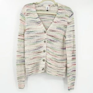 Cabi Damen Herbst Preppy 4277 Cloud Striped Strick Cardigan Pullover Gr. M Grape Ice - Bild 1 von 6