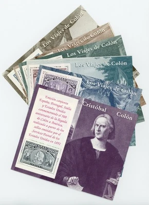 España 2677-2682 Juego de 6 Sábanas Souvenir Colón MNH Foto 1 de 4