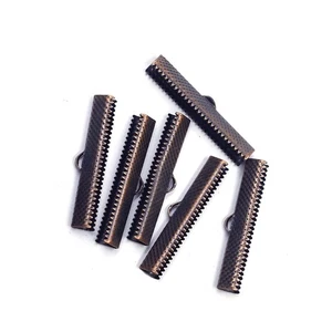 30 Hágalo usted mismo Tapa de extremo Prensado Cuentas Cuentas Cordón dentado Cuerda Clip Plegable 35x7 mm - Imagen 1 de 9