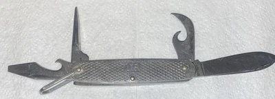 Camillus US Military ISSUE 1987 vintage  Survival Multi-tool POCKET KNIFE - Image 1 of 4