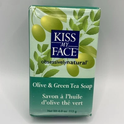 Sabonete em Barra Kiss My Face Olive & Green Tea - Barra de 4,0 oz Obsessivamente Natural - Imagem 1 de 4