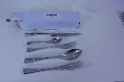 Набор столового серебра из нержавеющей стали 18/10 современный дизайн 1–5 предметов  - Изображение 1 из 4