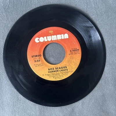 Boz Scaggs Lowdown / Harbor Lights 45 RPM Columbia VG+ - Image 1 of 2