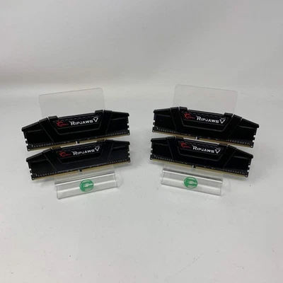G.Skill RipJaws V 64GB (4x16GB) RAM DDR4 3200MHz F4-3200C16Q-64GVK - Image 1 of 4