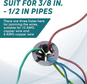120 pezzi 3/8 pollici - 1/2 pollice Connettore Bulk Pulsante Non Metallizzato Grigio Nuovo con etichette... - Foto 1 di 6