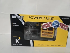 K Line O-O27 Gauge Ringling Bros. Die Cat Porter Steam Locomotive New Sweet Rare - Picture 1 of 3