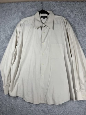 Croft & Barrow Hombre Camisa de Vestir Talla XL (cuello Talla 17.5-18 in/manga 34/35 Foto 1 de 4