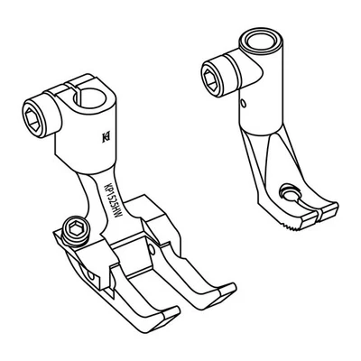 KP1525HW - WALKING FOOT SET - HINGED UP TAIL FEET FOR PFAFF 1445, 1525 - Image 1 of 4