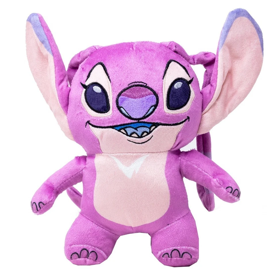 LILO & STITCH PERRO JUGUETE ÁNGEL SONRISA POSE PELUCHE PREMIUM con SQUEAKER DISNEY LICENCIA Foto 1 de 1