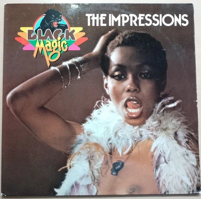LP The Impressions- Black Magic 1976 Funk/Soul neuwertig professionell gereinigt - Bild 1 von 3
