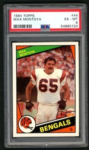 1984 Topps Max Montoya #44 PSA 6 Bengals - Picture 1 of 2