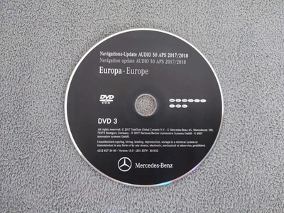 DVD Navigation MERCEDES AUDIO 50 NTG4 DEUTSCHLAND FRANCE BENELUX 2018 W212 W207 - Bild 1 von 4