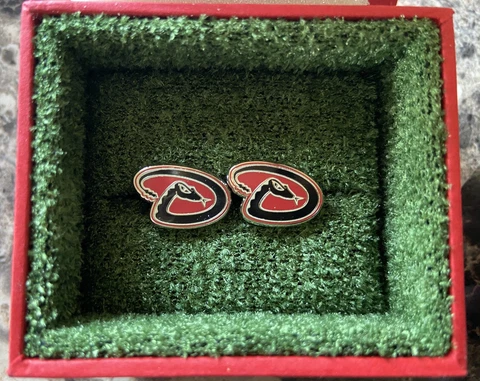 Arizona Diamondbacks Cufflinks MLB Baseball Cover