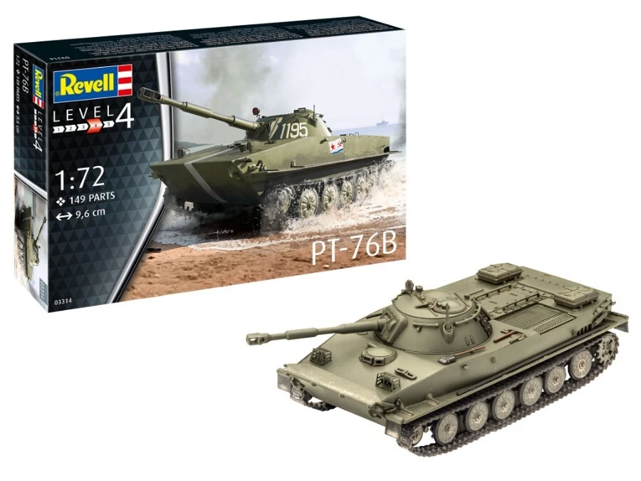 Revell CORAZZATO PT-76B KIT 1:72 - Immagine 1 di 1