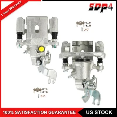 Rear Set Brake Calipers w/ Bracket Fits 2001 2002 2003 2004 Hyundai Elantra Foto 1 de 4