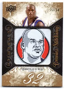 08-09 UD PREMIER SHAQUILLE O'NEAL PATCH PREMIER STITCHINGS /50 SP LEGEND RARE $$ - Picture 1 of 2