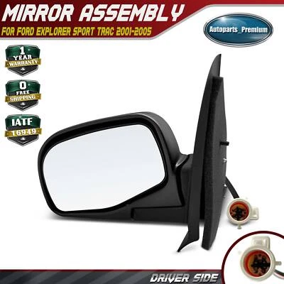 Зеркало с электроприводом со стороны водителя с ручным складыванием для Ford Explorer Sport Trac 2001-2005 - Изображение 1 из 4
