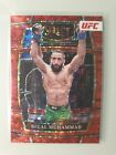 2022 Panini Select Ufc Concourse Red Disco Prizm /99 Belal Muhammad #96