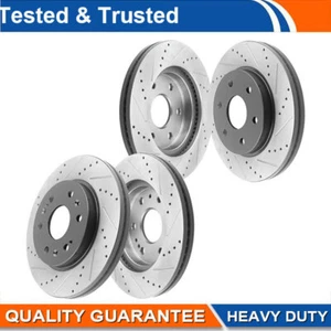 Front Rear Disc Brake Rotors Kit For 2006-2008 Ford F-150 Lincoln Mark LT 4WD - Picture 1 of 9