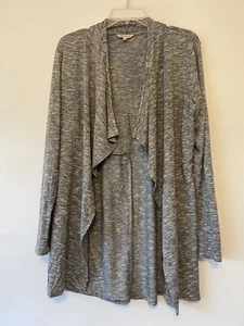 Juicy Couture Open Front Cardigan Womens Medium Rhinestone Embellished Cascade - Picture 1 of 11