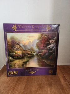 Rompecabezas de noche silenciosa Ceaco Thomas Kinkade - 1000 piezas - Imagen 1 de 6