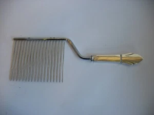 Cuchillo para romper pasteles con mango HH de plata de ley con hoja de acero inoxidable ángel modernista foo - Imagen 1 de 7
