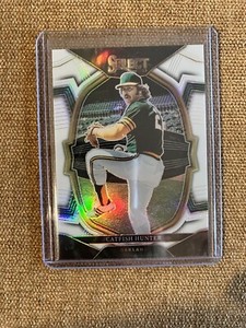 2023 Select Catfish Hunter White Prizm Concourse /149 Athletics