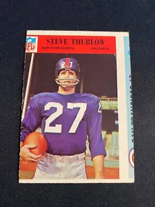 1966 PHILADELPHIA FOOTBALL #129 STEVE THURLOW!! SPEDIZIONE 1€!! - Foto 1 di 2