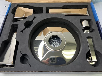 HUNTINGTON BRASS CHROME TRIM FOR SHOWER AND TUB - WELL MADE AND HEAVY - Imagem 1 de 4