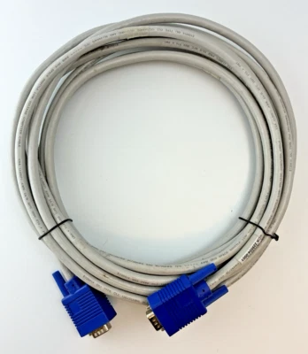 20FT VGA SVGA MALE/MALE MONITOR COMPUTER CABLE CORD Compaq 147096 - Image 1 of 4